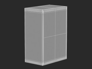 herman miller storage cabinet meridian 4 3D Model