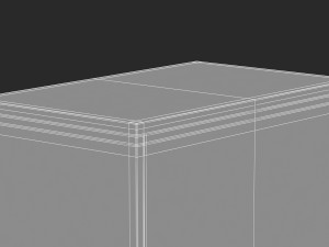 herman miller storage cabinet meridian 4 3D Model