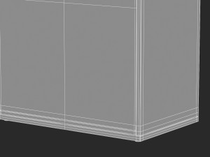 herman miller storage cabinet meridian 4 3D Model