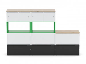 Herman Miller szafka do przechowywania meridian 3 Model 3D