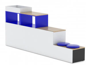 arm&aacute;rio de armazenamento herman miller meridian 2 Modelo 3D