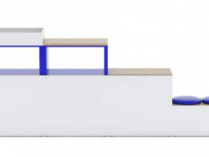 arm&aacute;rio de armazenamento herman miller meridian 2 Modelo 3D