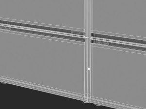 herman miller storage cabinet meridian 2 3D Модель