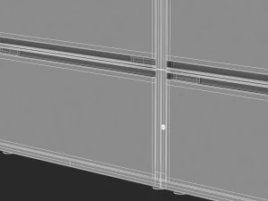 arm&aacute;rio de armazenamento herman miller meridian 2 Modelo 3D