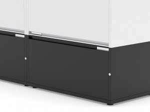 herman miller storage cabinet meridian 1 3D 모델