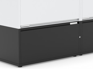 herman miller storage cabinet meridian 1 3D 모델