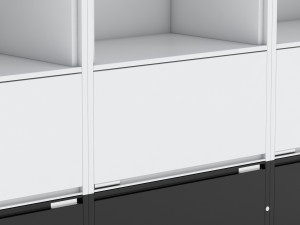 herman miller storage cabinet meridian 1 3D 모델