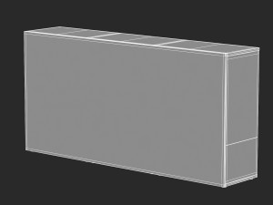 herman miller storage cabinet meridian 1 3D 모델