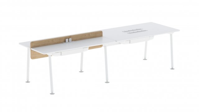 herman miller desk memo 5 Modelo 3D .c4d .max .obj .3ds .fbx .stl .blend 