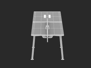 herman miller desk memo 5 3D Model