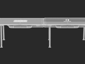 herman miller desk memo 5 Modelo 3D