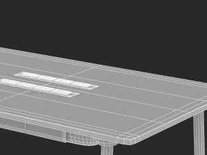 herman miller desk memo 5 Modelo 3D