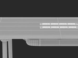 herman miller desk memo 5 3D Model
