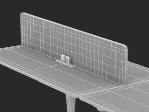 herman miller desk memo 5 3D Model
