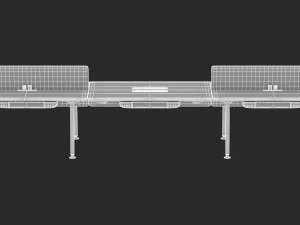herman miller desk memo 5 3D Model