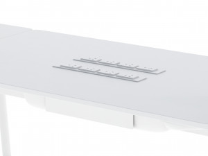 herman miller desk memo 5 Modelo 3D