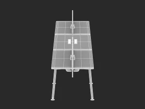 herman miller desk memo 5 3D Model
