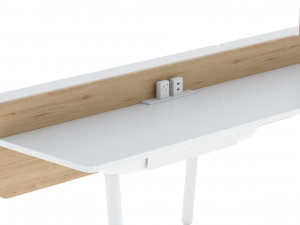 herman miller desk memo 4 Modelo 3D
