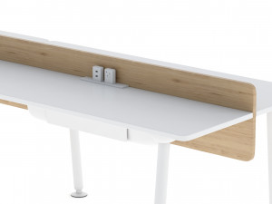 herman miller desk memo 4 Modelo 3D