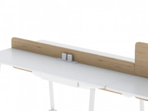 herman miller desk memo 4 Modelo 3D