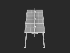 herman miller desk memo 4 Modelo 3D