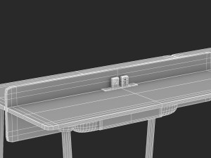 herman miller desk memo 4 Modelo 3D