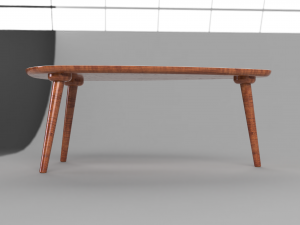 croatian bistro table 3D मॉडल