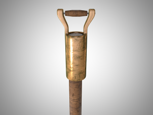 vintage shovel 3D मॉडल