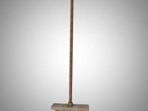 vintage broom 3D 모델