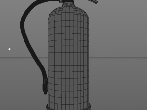 fire extinguisher 3D मॉडल