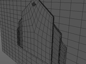 espelho facetado Modelo 3D