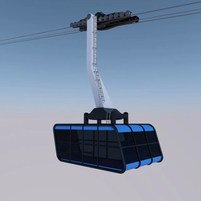 telef&eacute;rico Modelo 3D .c4d .max .obj .3ds .fbx .stl .blend 