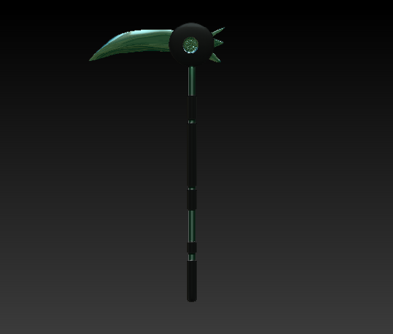 green war sickle 3D 模型 .c4d .max .obj .3ds .fbx .stl .blend 