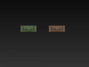 double blade sword 3D Model