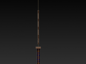 double blade sword 3D Model