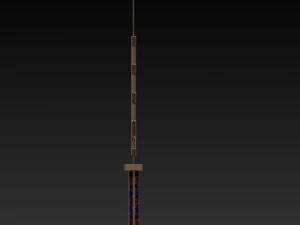 double blade sword 3D Model