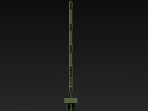 double blade sword 3D Model