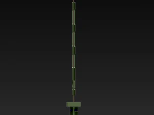 double blade sword 3D Model