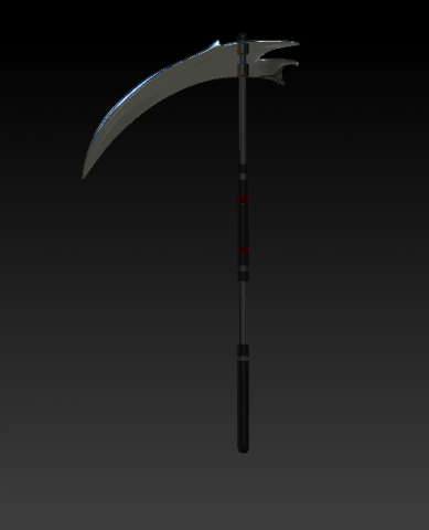 war sickle Model 3D .c4d .max .obj .3ds .fbx .stl .blend 