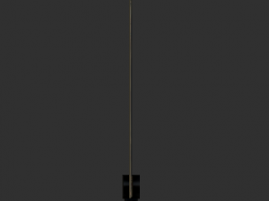 3-blade legendary sword 3D-Modell