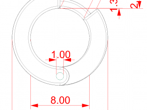 celtic earrings Model Cetak 3D
