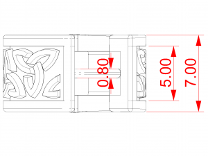 celtic earrings Model Cetak 3D