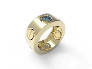 cincin Model Cetak 3D