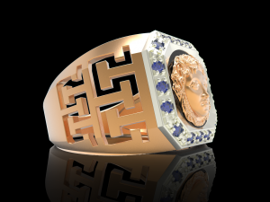 medusa ring 3D Print Model