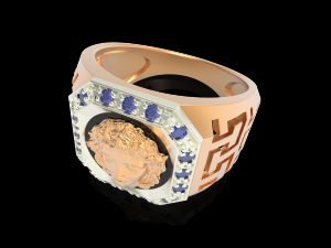 medusa ring 3D Print Model