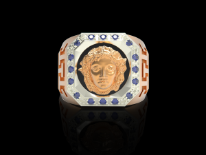 medusa ring 3D Print Model