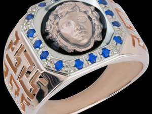 medusa ring 3D Print Model