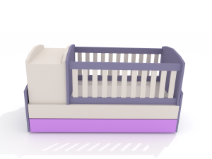 baby bed 3D Model