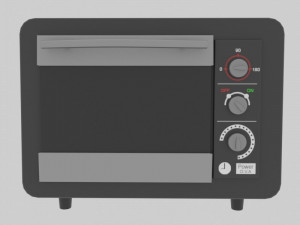 small oven 3D 模型