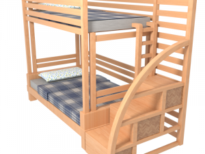 bunk bed 3D Model